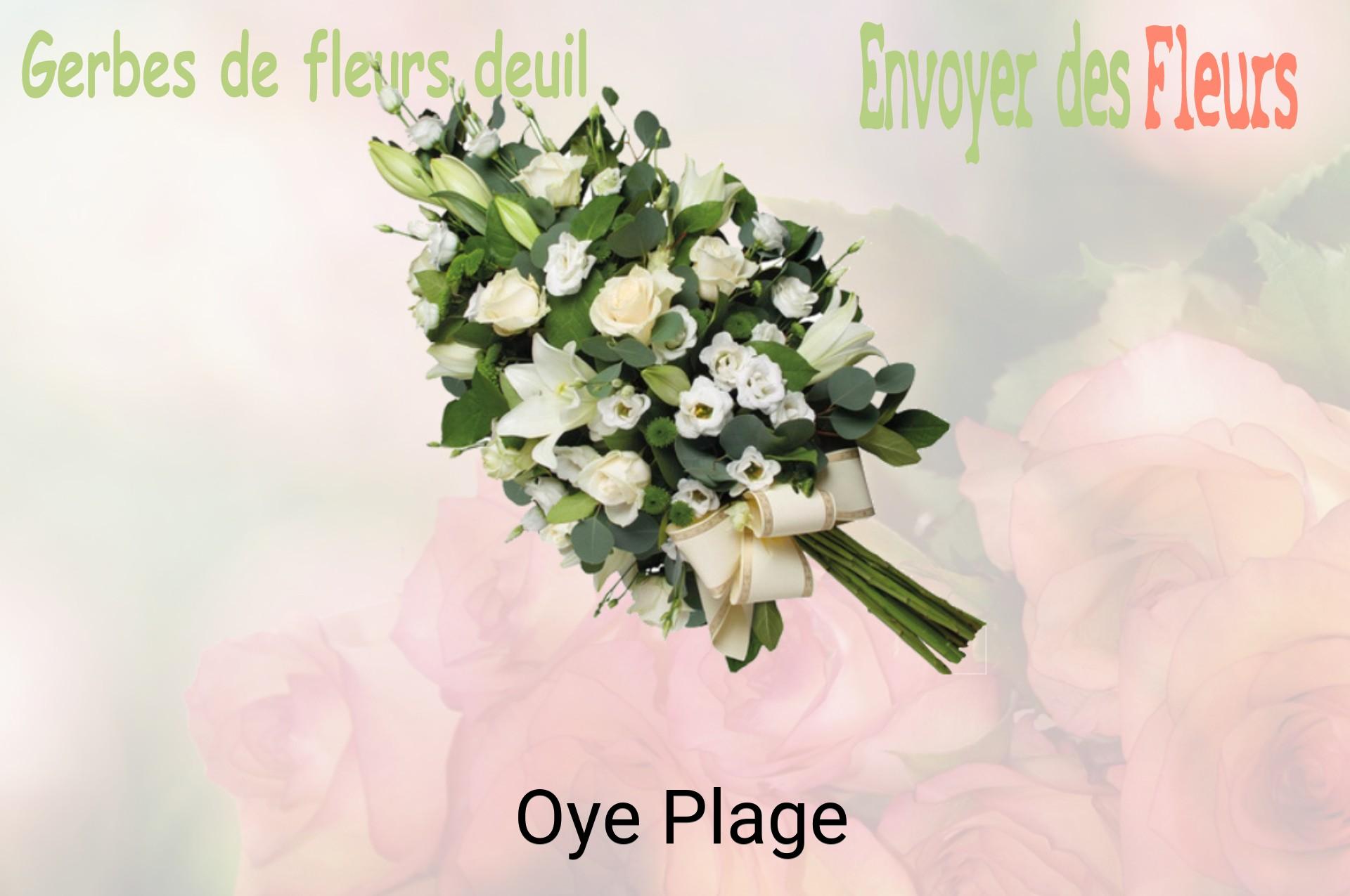 Gerbe de fleurs de deuil livrée à Oye-Plage